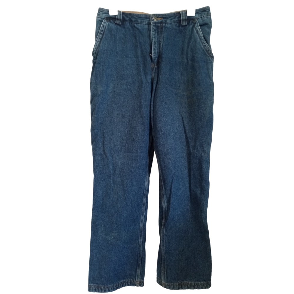Duluth Women's Heavy duty fleece lined straight leg jeans
